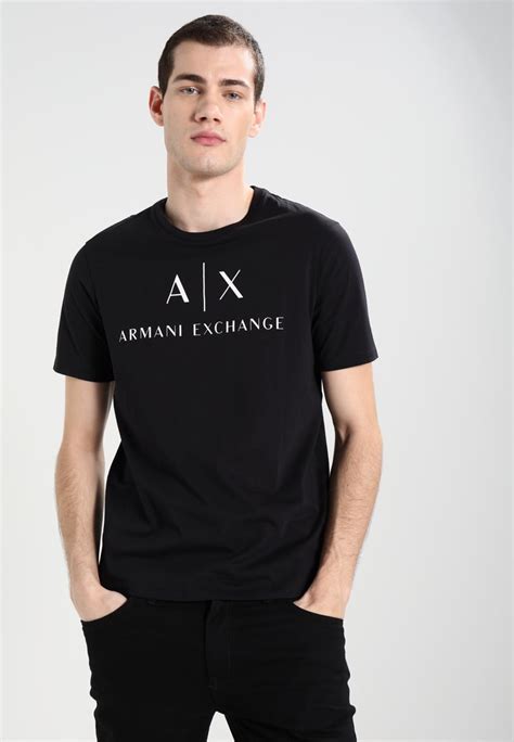 camisa armani exchange negra